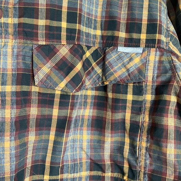 Columbia-sportswear Men's multi color Plaid Shirt Long sleev Size S - Picture 4 of 6